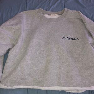 PAC sun cropped sweatshirt